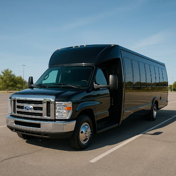 Lincoln Shuttle Bus Rentals 18 Passenger Shuttle Bus